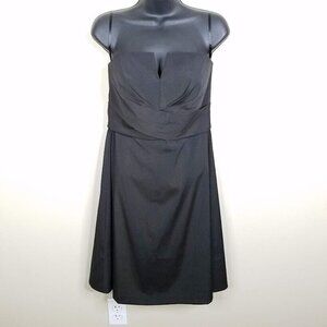 White House Black Market Dress Womens‎ 6 Strapless Sweetheart V Neckline